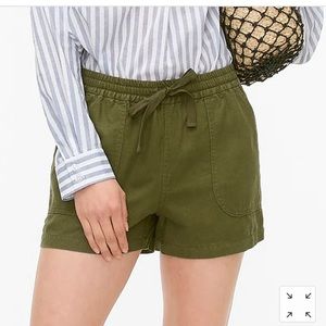J. Crew Seaside Short in Linen Blend